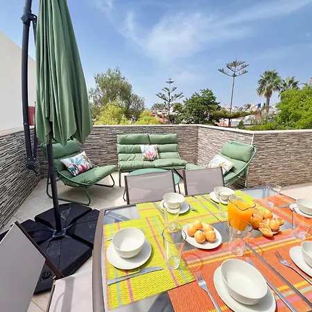 Spacious Family Townhouse In Cancelada, Near Golf Courses And The